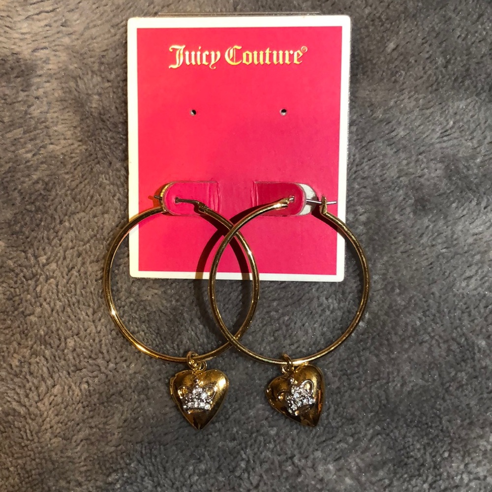 authentic gold plated juicy hoops